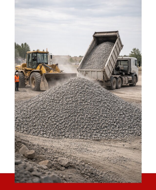 Купить щебень с доставкой в Королёве от 2599 руб. | ПРОНЕРУДКор