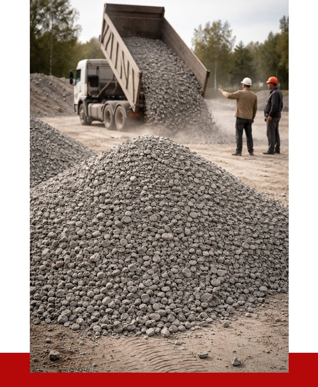 Гранитный щебень фракция 0-5 в Королёве от 3015 руб ПРОНЕРУДКор