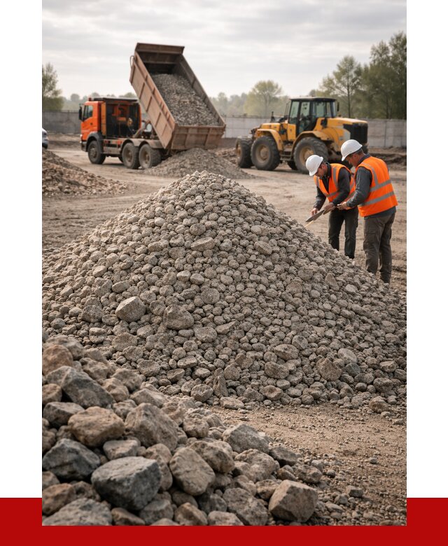 Гранитный щебень фракция 40-70 в Королёве от 2599 руб ПРОНЕРУДКор