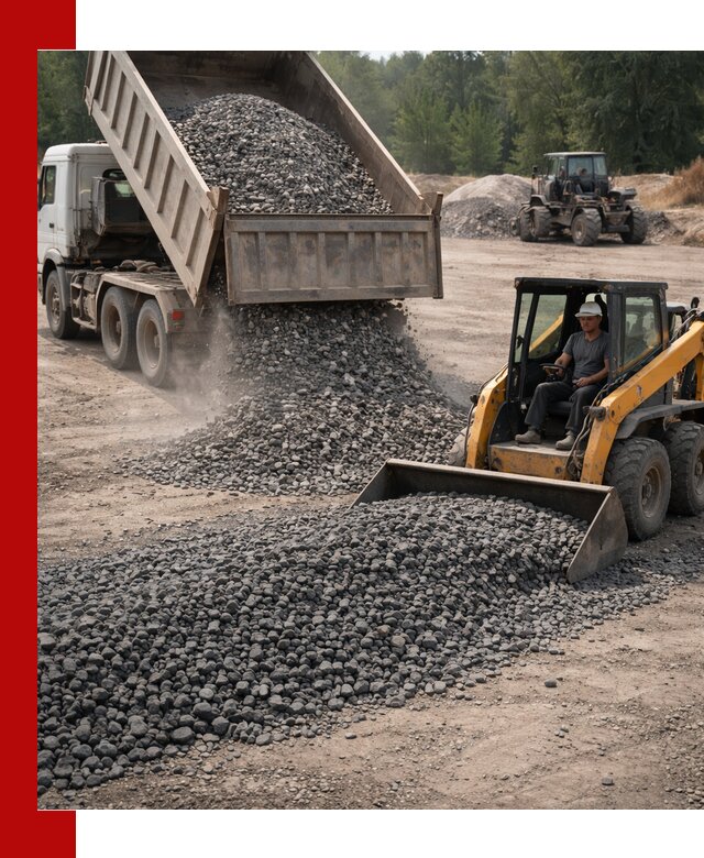 Гранитный щебень фракция 40-70 с доставкой в Королёве