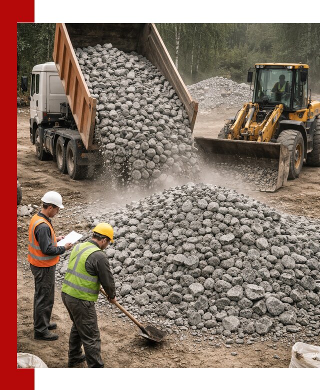 Гранитный щебень фракция 70-150 доставка в Королёве