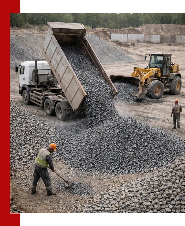 Щебень габбро-диабаз фр. 5-20 с доставкой в Королёве