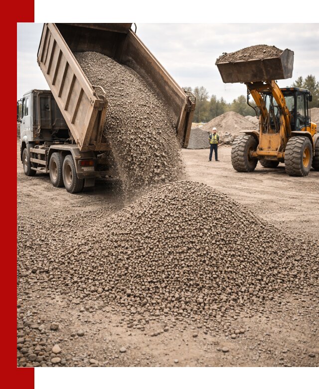 Гравийный щебень фракция 3–10 с доставкой в Королёве