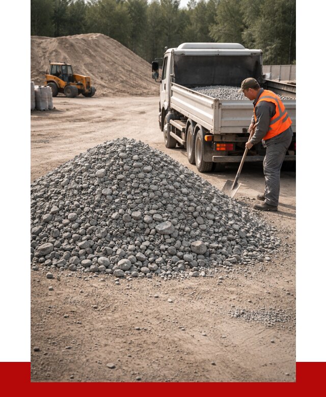 Гравийный щебень фракция 5-10 в Королёве от 2287 р. | ПРОНЕРУДКор