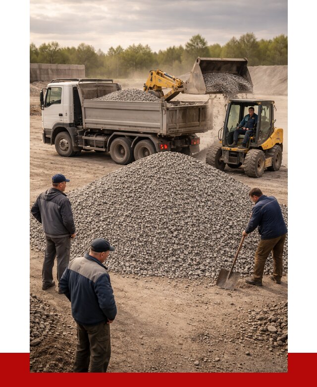 Гравийный щебень фракция 5-20 в Королёве от 2495 р. ПРОНЕРУДКор