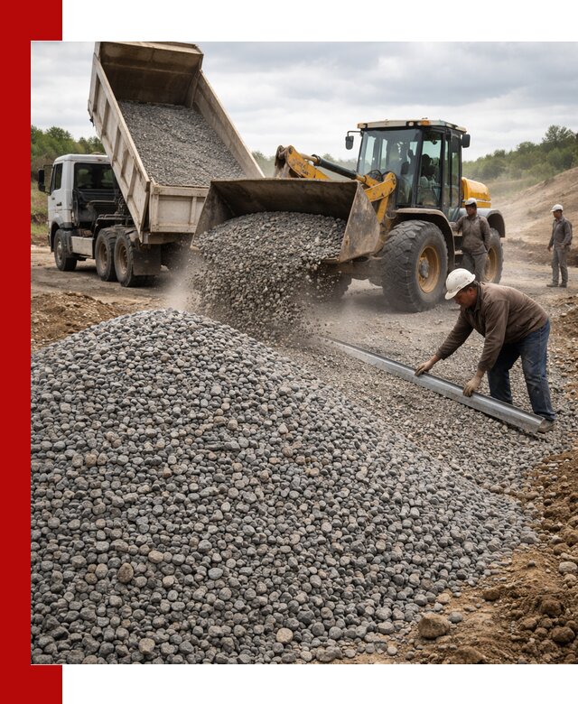 Гравийный щебень фракция 5-20 с доставкой в Королёве