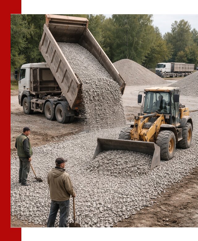 Купить гравийный щебень фракция 20-40 в Королёве с доставкой