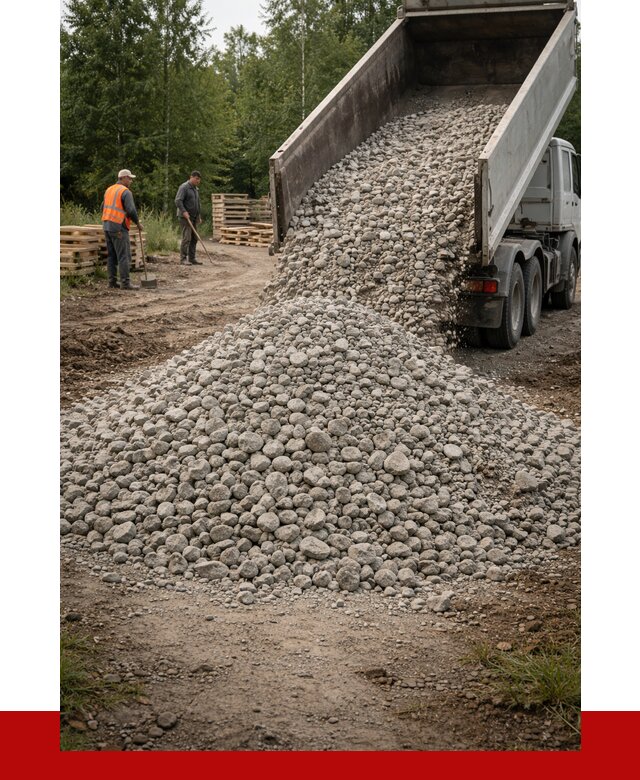 гравийный щебень фракция 70-120 в Королёве от 2547 р. ПРОНЕРУДКор