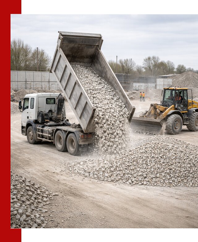 Доставка и продажа известнякового щебня в Королёве
