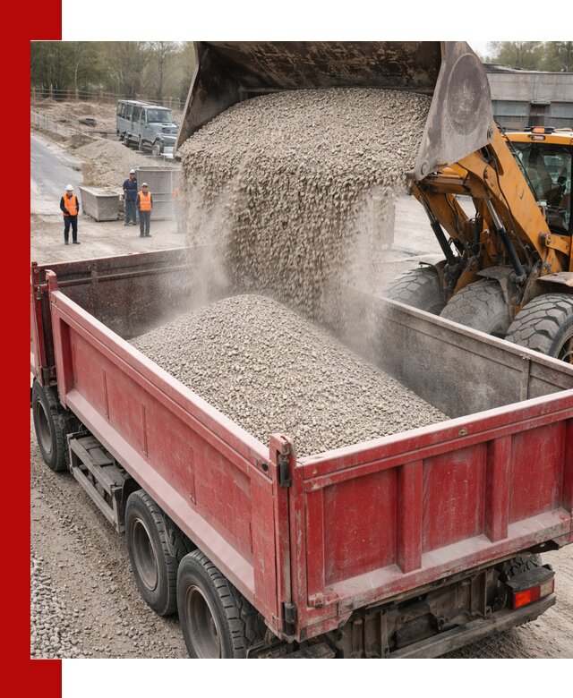 Купить известняковый щебень фракции 0-5 с доставкой в Королёве