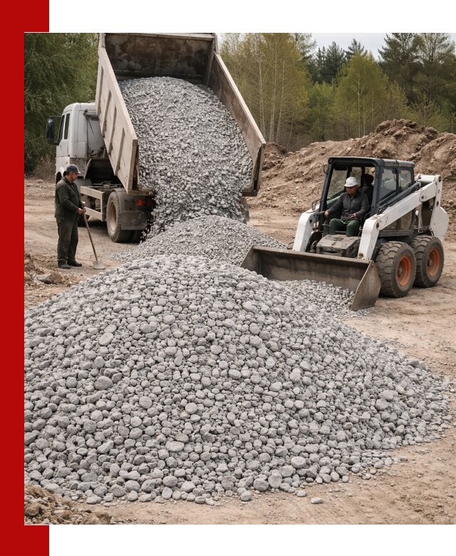 Доставка доломитового щебня в Королёве напрямую от карьера