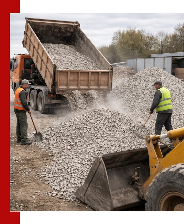 Доломитовый щебень фракции 5-20 с доставкой в Королёве