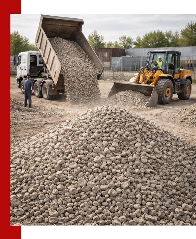 Доломитовый щебень фракции 20–41 с доставкой в Королёве