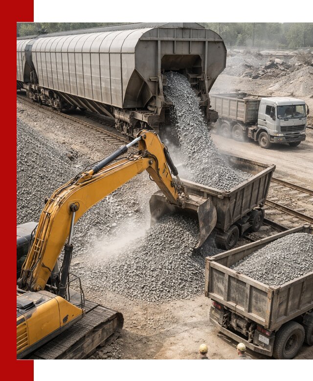 Доставка железнодорожного щебня в Королёве крупными партиями быстрого отгруза