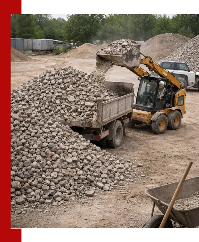 Доставка вторичного щебня в Королёве для строительных работ