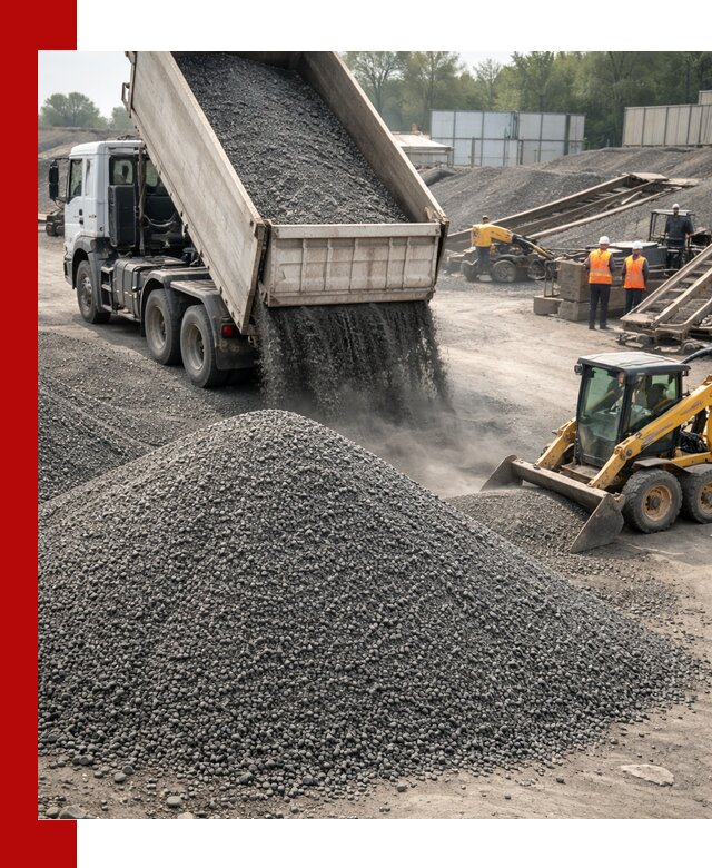 Вторичный щебень фракция 0–5 с доставкой в Королёве