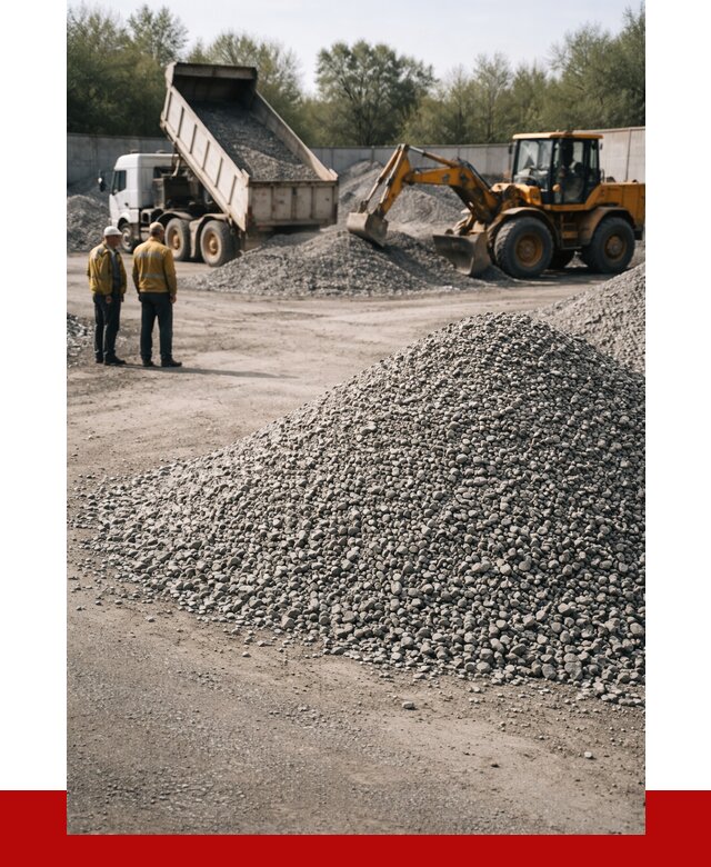 Вторичный щебень фр. 5-20 в Королёве от 1664 р. - ПРОНЕРУДКор