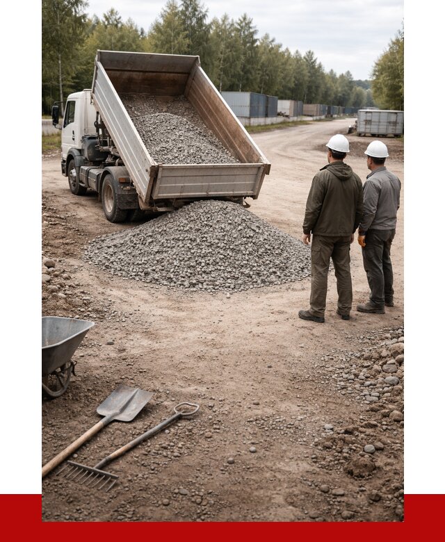 Бетонный щебень фракция 5-20 в Королёве от 3327 р., ПРОНЕРУДКор