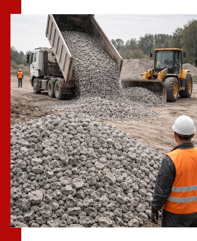 Доставка бетонного щебня фракции 20-40 в Королёве