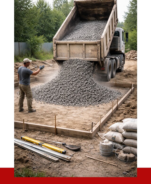 Купить щебень для фундамента в Королёве от 4679 р. | ПРОНЕРУДКор