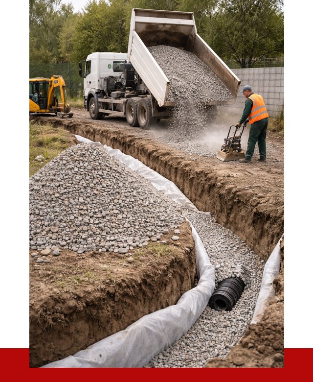 Щебень для дренажа в Королёве от 1923 р., ПРОНЕРУДКор доставка
