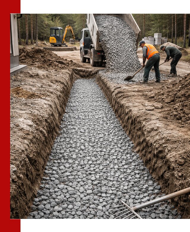 Щебень для дренажа с доставкой в Королёве высокого качества