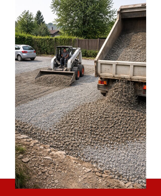 Щебень для парковки в Королёве с доставкой от 1248 р.| ПРОНЕРУДКор