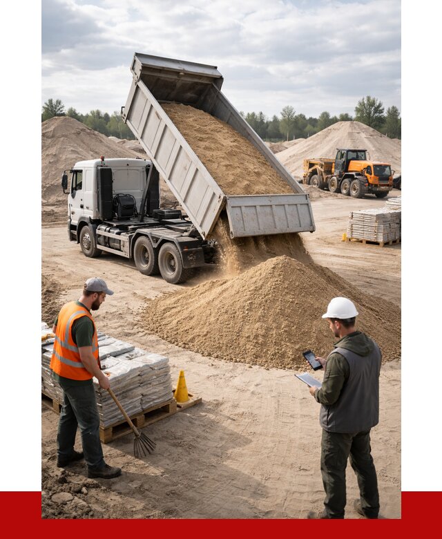 Карьерный песок с доставкой в Королёве от 3743 р. ПРОНЕРУДКор