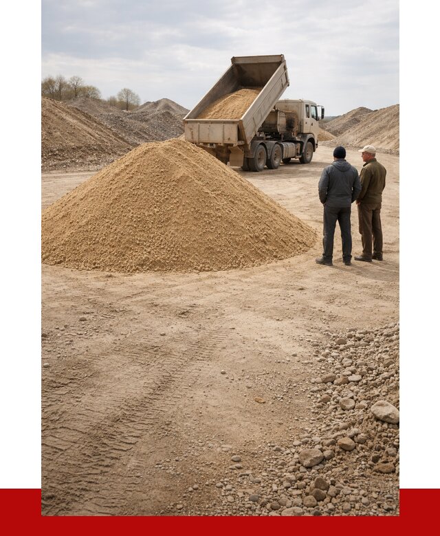 Карьерный песок крупнозернистый в Королёве от 8837 р | ПРОНЕРУДКор