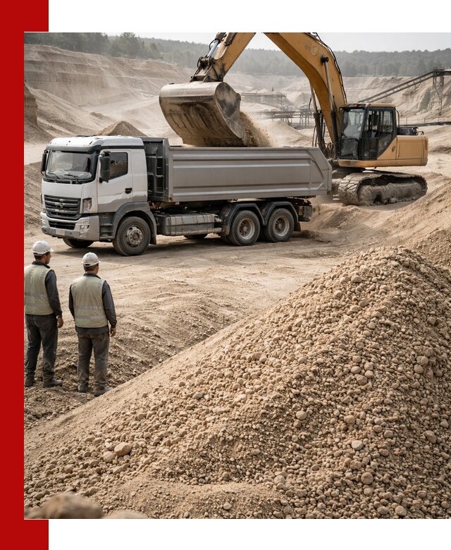 Карьерный крупнозернистый песок с доставкой в Королёве