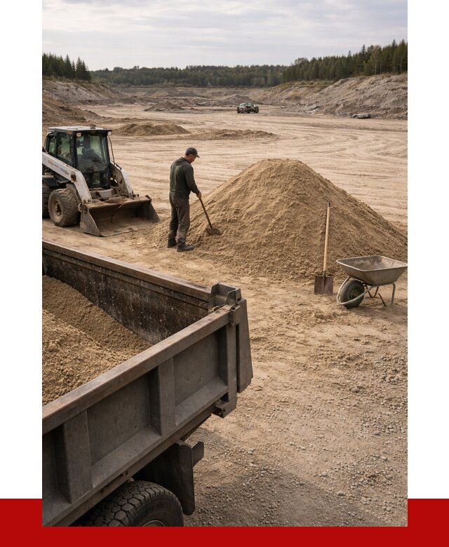 Карьерный песок среднезернистый в Королёве, от 2287 р. ПРОНЕРУДКор