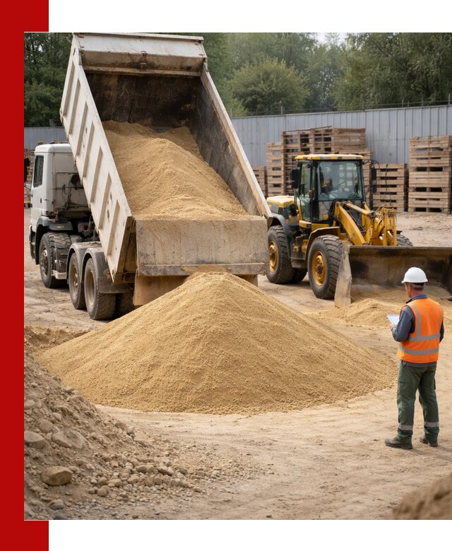 Доставка карьерного мелкозернистого песка в Королёве