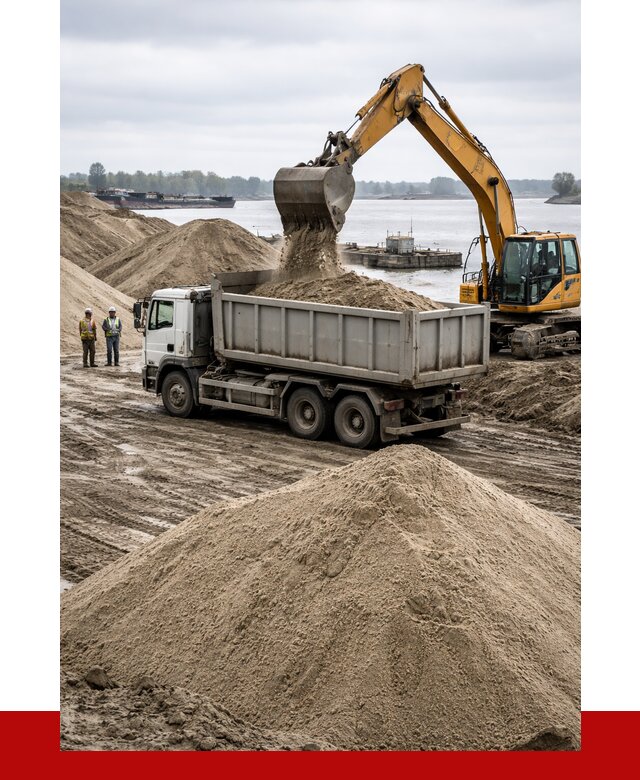 Купить речной песок навалом в Королёве от 1871 р., ПРОНЕРУДКор