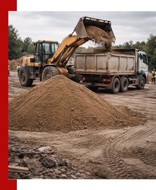 Доставка речного песка навалом в Королёве быстро и выгодно