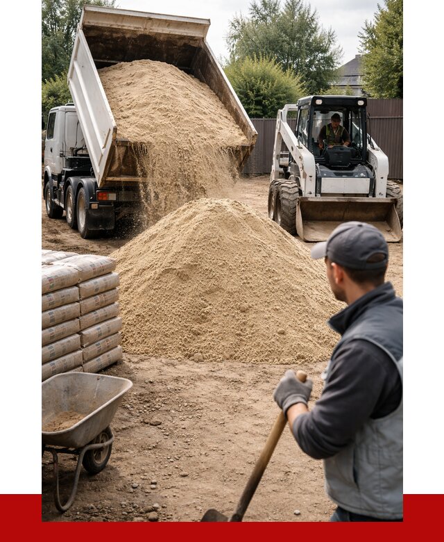 Мытый речной песок с доставкой в Королёве от 1508 р. | ПРОНЕРУДКор