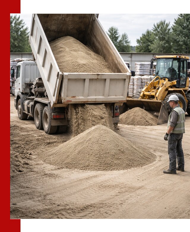 Поставка и доставка песка для бетона в Королёве