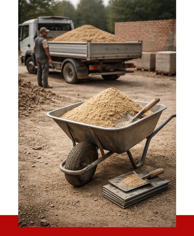 Песок для кладки в Королёве с доставкой от 2287 р. | ПРОНЕРУДКор