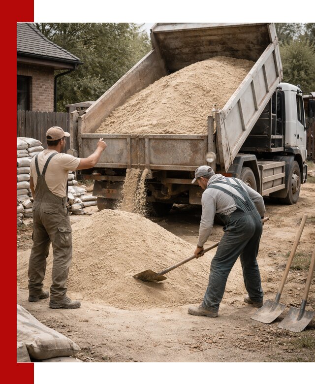 Песок для штукатурки с доставкой в Королёве качественный и чистый