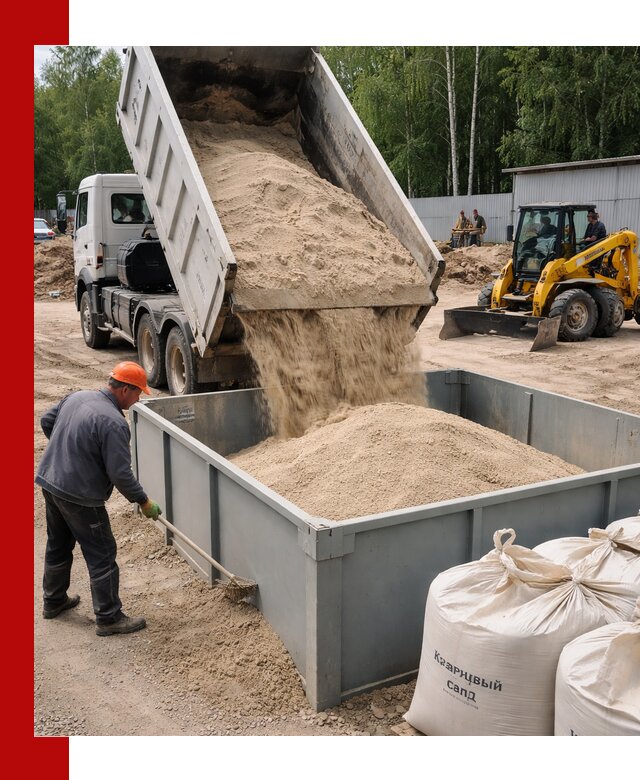 Кварцевый песок для фильтра в Королёве — доставка и качество