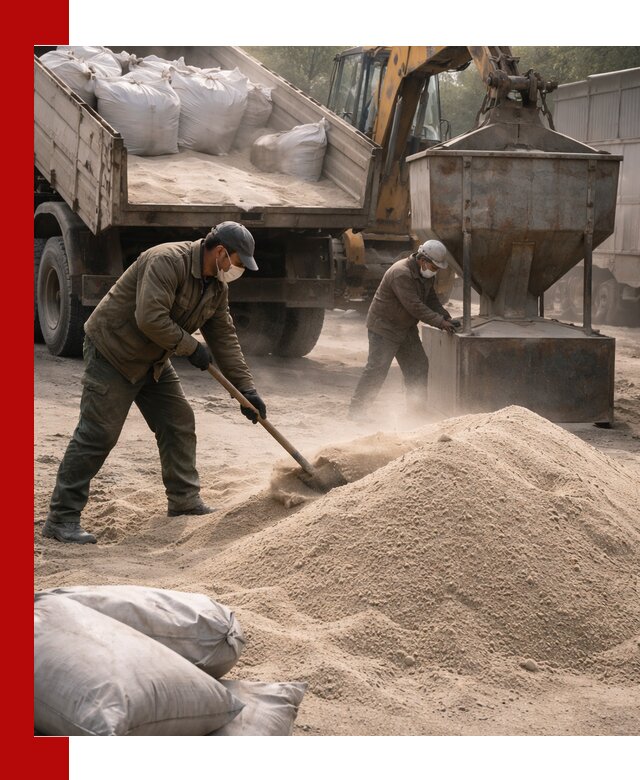 Кварцевый песок для пескоструя в Королёве — доставка и качество