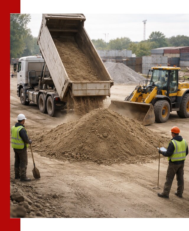 Доставка и продажа пескогрунта оптом и в розницу в Королёве