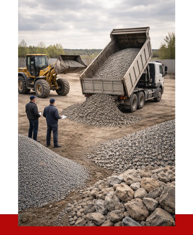 Гравий и камень с доставкой в Королёве от 4367 р. - ПРОНЕРУДКор