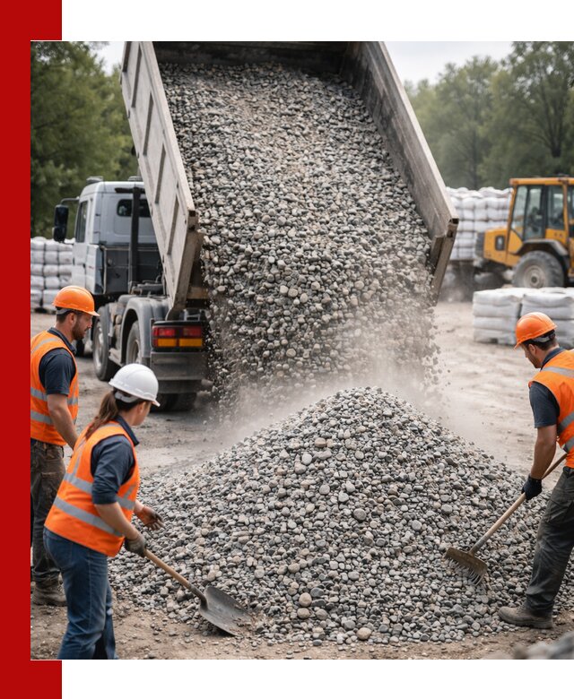 Доставка гравия и камня в Королёве оптом и в розницу