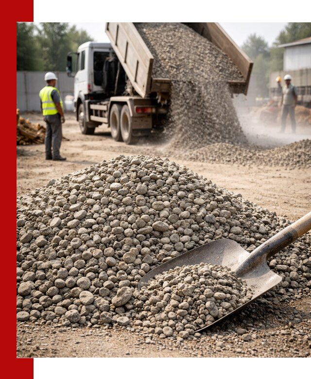 Доставка гравия фракции 20-40 в Королёве с самосвалами