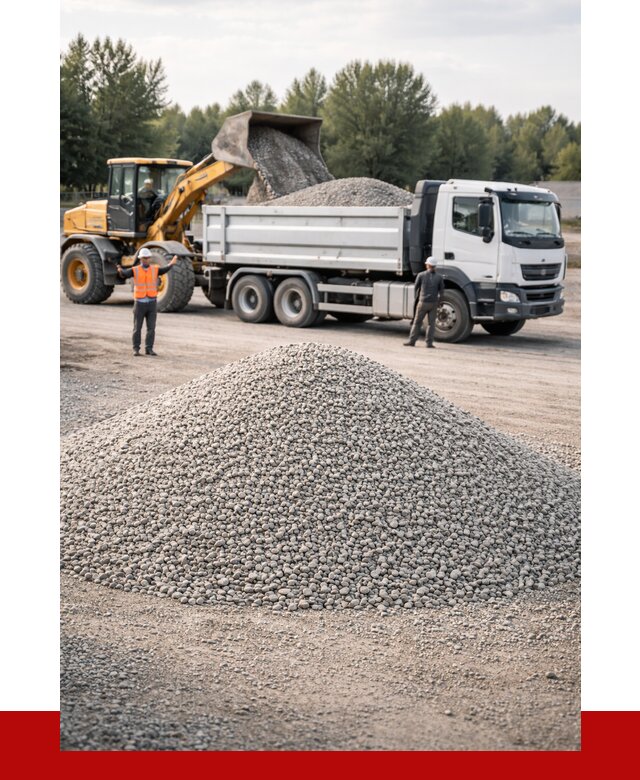Купить мытый гравий в Королёве от 3639 р, доставка ПРОНЕРУДКор