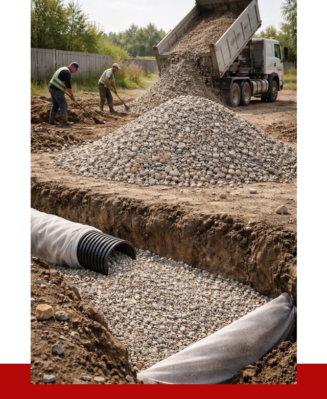 Гравий для дренажа в Королёве от 2287 р., доставка ПРОНЕРУДКор