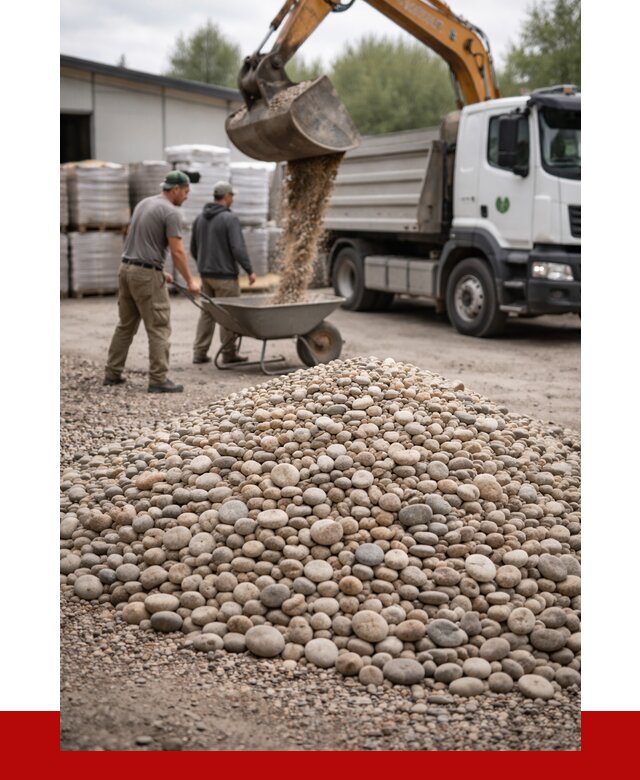 Галька декоративная в Королёве от 3327 р. за куб | ПРОНЕРУДКор