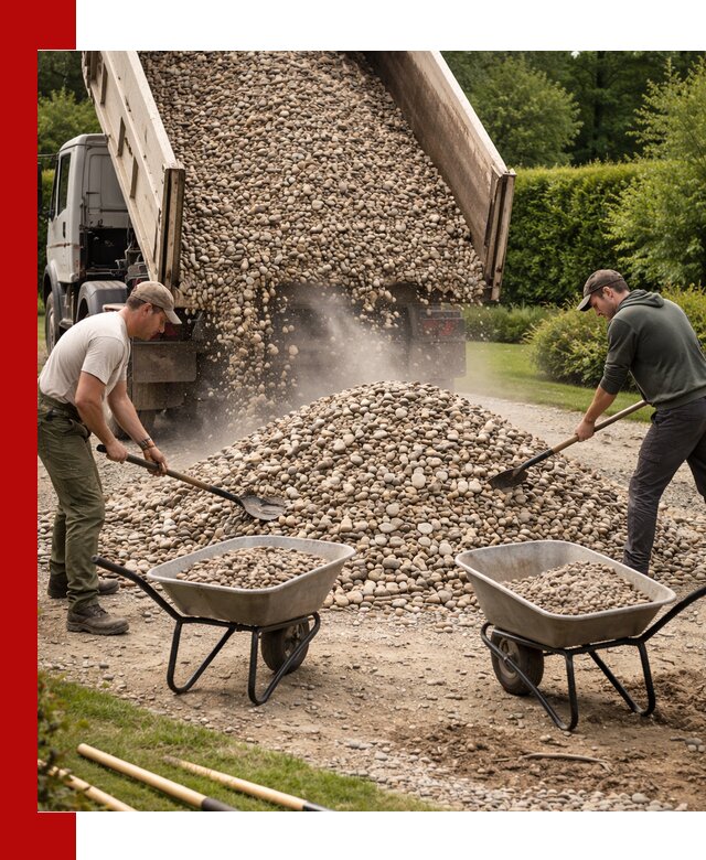 Доставка и продажа декоративной гальки в Королёве