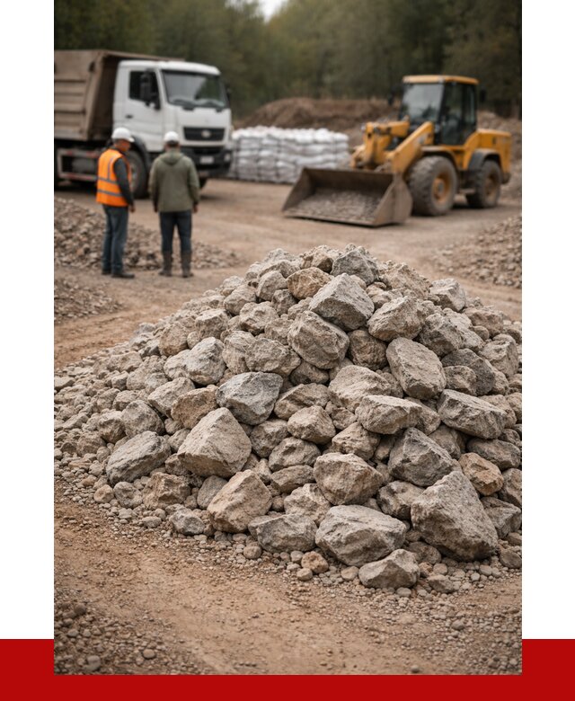 Купить бутовый камень с доставкой в Королёве от 2391 р. | ПРОНЕРУДКор