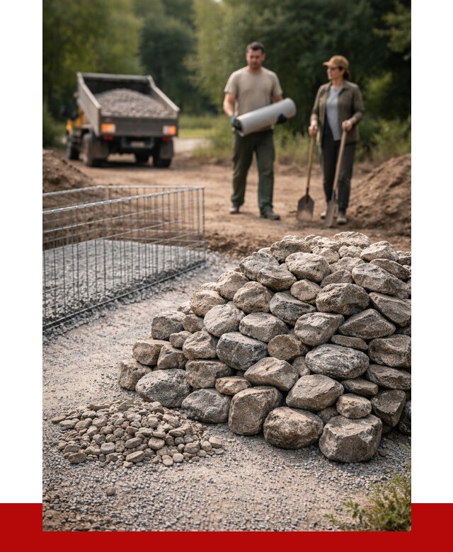 Камень для габионов фракция 100-200 в Королёве от 4991 р. | ПРОНЕРУДКор